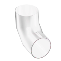 Кожух (окожушка) оцинкованный для отвода 30° 260x0,55 мм ГОСТ 30732-2020