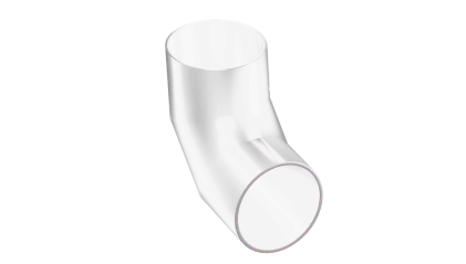 кожух оцинкованный для отвода 90° 180x0,55 мм купить в Кемерово