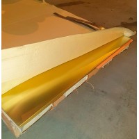 Лист латунный ДПРНП 0,6x500x1500 мм ЛС59-1 ГОСТ 931-90