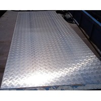 Лист алюминиевый рифленый квинтет 0,3x2000x2000 мм АМц ГОСТ 21631-2023