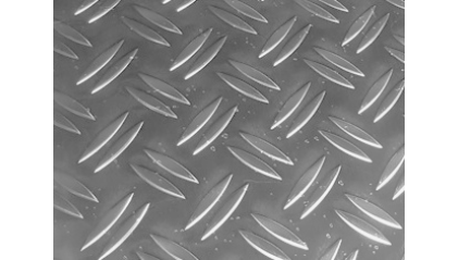 лист алюминиевый рифленый дуэт 1 мм АМг2Н2 купить в Кемерово