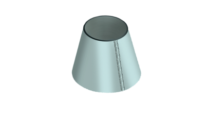 Обечайка оцинкованная коническая 2820x1920x22 мм 20К фото обечайку оцинкованную коническую 2820x1920x22 мм 20К купить в Кемерово