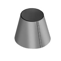 Обечайка стальная коническая 3000x2020x25 мм 09Г2С ГОСТ 14249-89