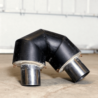 Отвод полиэтиленовый в ППУ изоляции 45° 32x2,8 мм ГОСТ 30732-2020