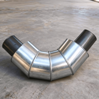 Отвод оцинкованный в ППУ изоляции 45° 32x3 мм ГОСТ 30732-2020