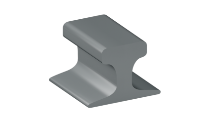 рельсы КР120 стальные крановые 5,5 м К76Ф купить в Кемерово