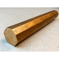 Шестигранник бронзовый 10 мм БрКМц3-1 ТУ 48-21-60-80