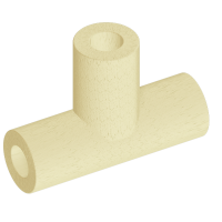 Тройник теплоизоляционный минераловатный 108x45 мм ГОСТ 30732-2020