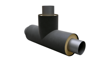 тройник в ППУ-ПЭ изоляции 45х3-32х3 мм купить в Кемерово