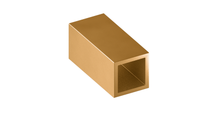 трубу латунную профильную квадратную ДКВНТ 48x48x4 мм Л68 купить в Кемерово