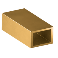 Труба латунная профильная прямоугольная ДПРНТ 130x65x2,5 мм Л68 ГОСТ 20900-2014