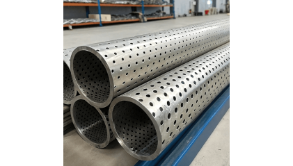 Труба нержавеющая перфорированная бесшовная 102x20 мм AISI 430 фото трубу нержавеющую перфорированную бесшовную 102x20 мм AISI 430 купить в Кемерово