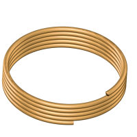 Трубка латунная капиллярная ДКРНМ 2x0,9 мм Л63 ГОСТ 2624-2016