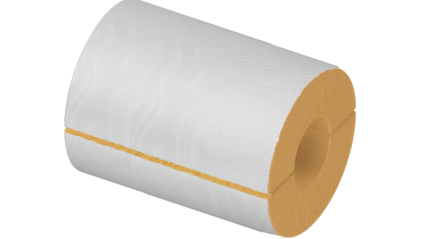 цилиндр теплоизоляционный минераловатный 720x100x500 мм Г1 Ц 150 купить в Кемерово