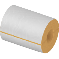 Цилиндр теплоизоляционный минераловатный вырезной оцинкованный 720x100x1200 мм НГ Ц 100 ГОСТ 23208-2022