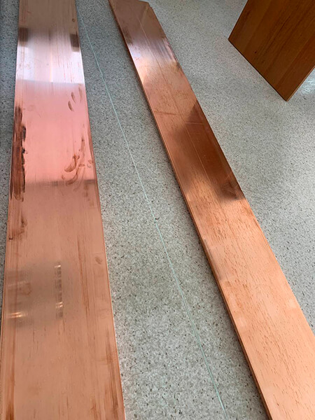 Шина медная электротехническая 40x4 мм ШМТ ГОСТ 434-78 фото